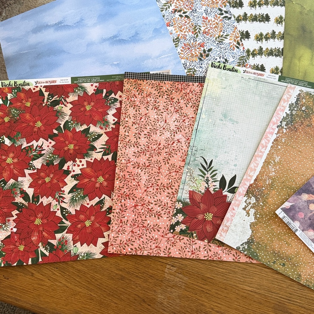 Assorted Patterned Scrapbook Paper - Picture 5 of 6